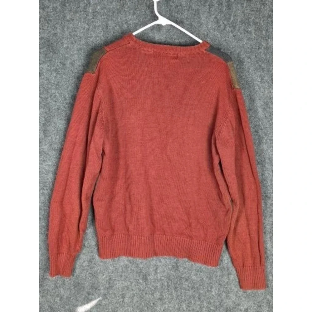 VTG OSCAR DE LA RENTA‎ Men's Patchwork Crewneck Sweater Size L Work Cosby 80s